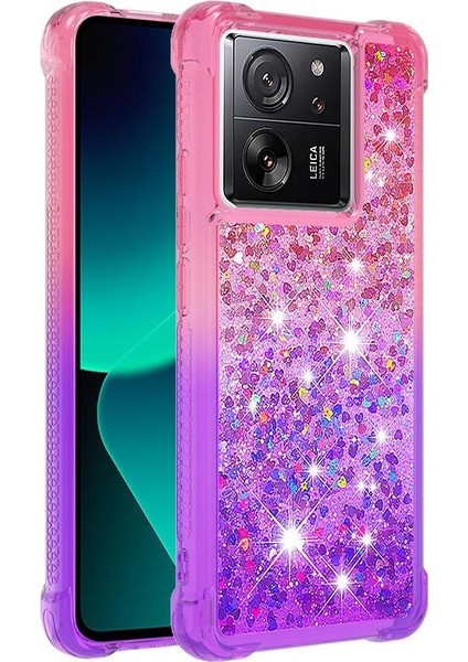 Xiaomi Redmi Için Kılıf K60 Ultra Akan Sparkle Hareketli Kapak Temizle Tampon (Yurt Dışından)