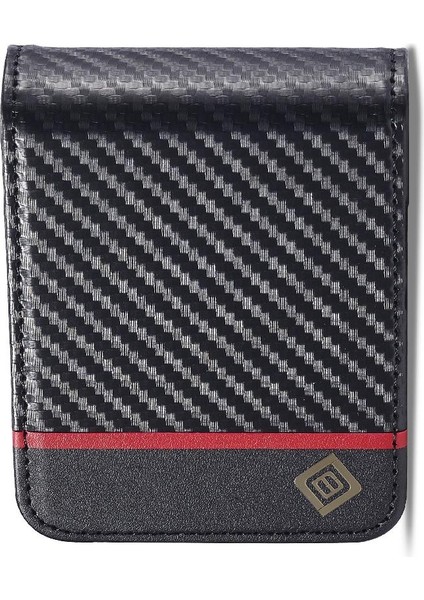 Samsung Galaxy Z Flip6 5g Deri Folio Flip Case Tam Kart (Yurt Dışından)
