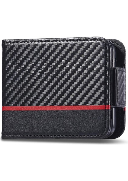 Samsung Galaxy Z Flip6 5g Deri Folio Flip Case Tam Kart (Yurt Dışından) fırsatları