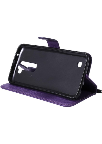 Lg K7 Için Flip Case/k8 Klasik Düz Renk Kart ile Yüksek Kaliteli Deri (Yurt Dışından) indirimleri