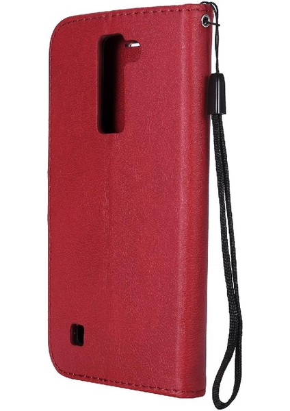 Lg K7 Için Flip Case/k8 Klasik Düz Renk Kart ile Yüksek Kaliteli Deri (Yurt Dışından) modelleri
