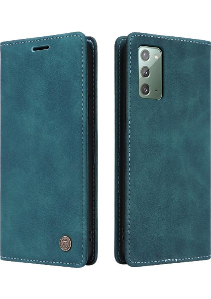 Samsung Galaxy A03S Deri Kılıf Için Flip Case Basit Iş Kapak Çevirin (Yurt Dışından)