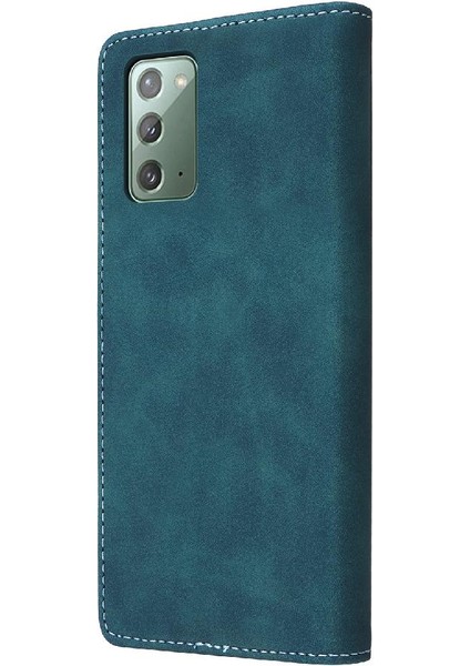 Samsung Galaxy A03S Deri Kılıf Için Flip Case Basit Iş Kapak Çevirin (Yurt Dışından)