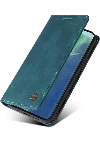 Samsung Galaxy A03S Deri Kılıf Için Flip Case Basit Iş Kapak Çevirin (Yurt Dışından)