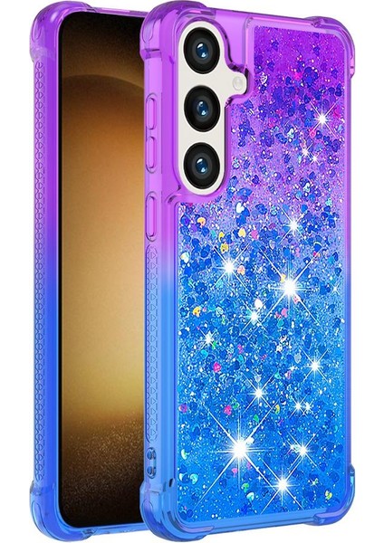 Samsung Galaxy S24 5g Akan Sparkle Hareketli Kapak Temizle Tampon (Yurt Dışından)