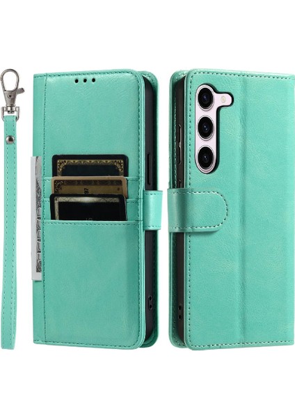 Samsung Galaxy S23 Artı Kickstand Pu Deri Cüzdan 6 Kart Için Flip Case (Yurt Dışından)