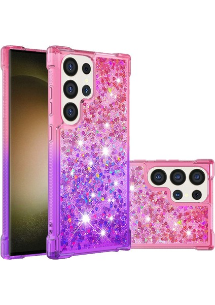 Samsung Galaxy S24 Ultra 5g Akan Sparkle Hareketli Kapak Temizle (Yurt Dışından)