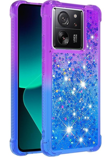 Xiaomi Redmi Için Kılıf K60 Ultra Akan Sparkle Hareketli Kapak Temizle Tampon (Yurt Dışından)