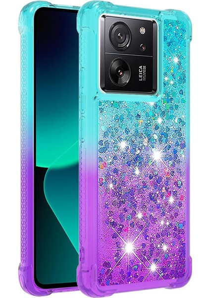 Xiaomi Redmi Için Kılıf K60 Ultra Akan Sparkle Hareketli Kapak Temizle Tampon (Yurt Dışından)