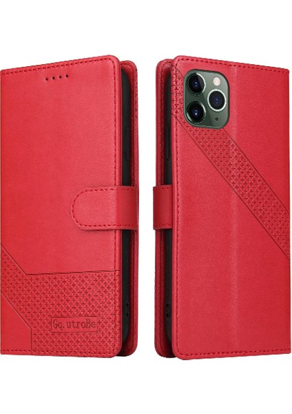 Iphone 11 Pro Kickstand Premium Deri Üç Kart Yuvaları Için Flip Case (Yurt Dışından)