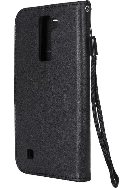 Lg K7 Için Flip Case/k8 Klasik Düz Renk Kart ile Yüksek Kaliteli Deri (Yurt Dışından) indirimleri