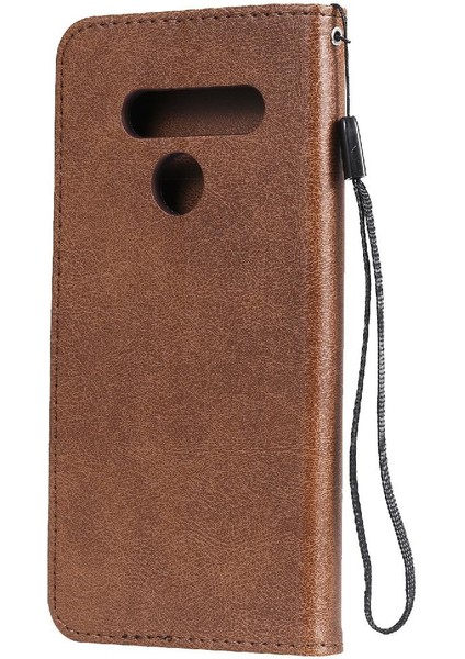 Lg V50 Klasik Düz Renk Iş Cüzdan Telefon Kılıfı Için Flip Case ile (Yurt Dışından) indirimleri