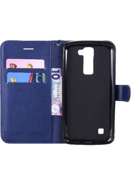 Lg K7 Için Flip Case/k8 Klasik Düz Renk Kart ile Yüksek Kaliteli Deri (Yurt Dışından) modelleri