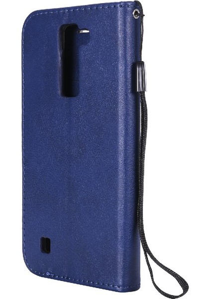 Lg K7 Için Flip Case/k8 Klasik Düz Renk Kart ile Yüksek Kaliteli Deri (Yurt Dışından) indirimleri