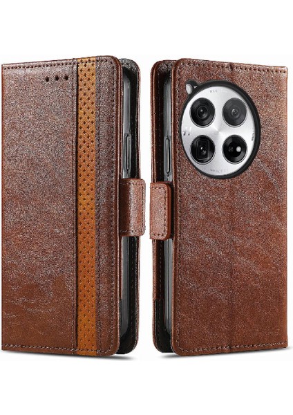 Oneplus 12 Çok Renkli Iş Çoklu Kart Yuvası Cüzdan Için Flip Case (Yurt Dışından)