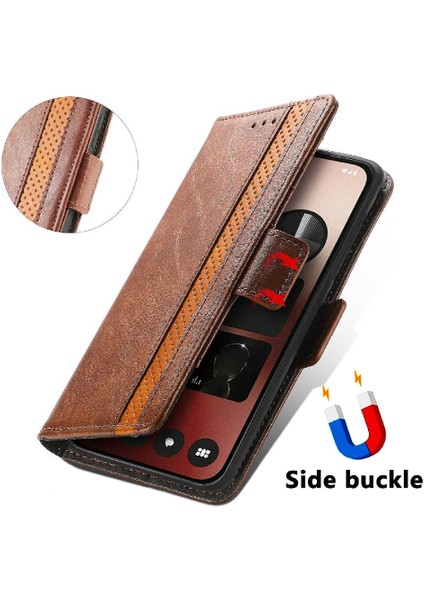 Nothing Flip Case Telefon 2A Çok Renkli Iş Ekleme Cüzdan Yuvası (Yurt Dışından) indirimleri