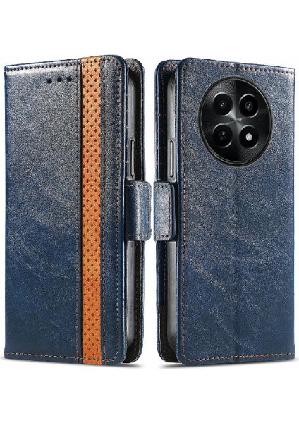 Realme 12 5g Çok Renkli Cüzdan Iş Ekleme Çoklu Kart Için Flip Case (Yurt Dışından)