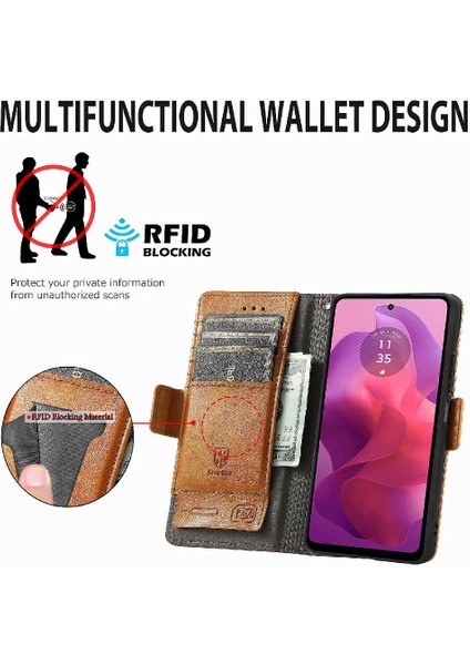 Motorola Moto G24 4g Cüzdan Iş Için Flip Case Çok Renkli Çoklu Kart (Yurt Dışından) indirimleri
