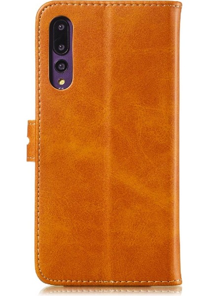 Cüzdan Kılıf Için Huawei P20 Pro Manyetik Kapatma Kickstand Kabartmalı Tüm (Yurt Dışından) indirimleri