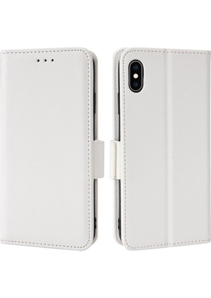 Iphone X/xs Kart Yuvaları Tutucu Pu Deri Yan Toka Cüzdan (Yurt Dışından)