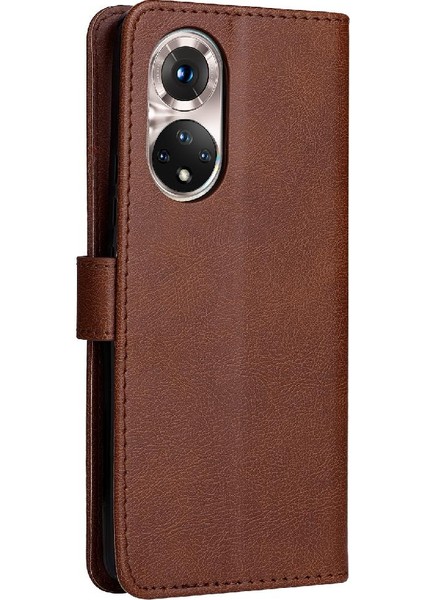 Kart Yuvası Klasik ile Huawei Nova 9 Için Yüksek Kaliteli Deri Flip Case (Yurt Dışından) fırsatları