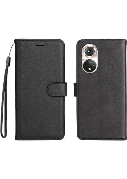 Kart Yuvası Klasik ile Huawei Nova 9 Için Yüksek Kaliteli Deri Flip Case (Yurt Dışından)