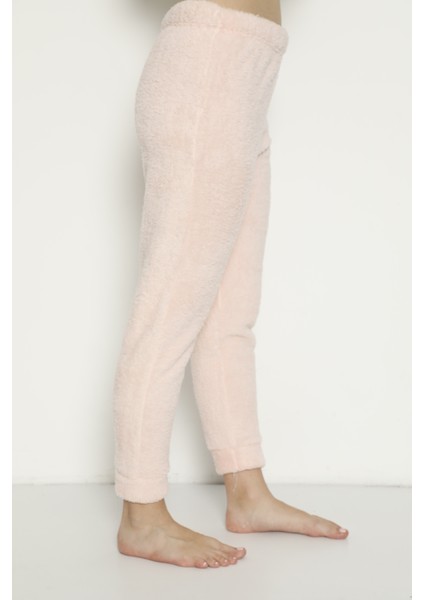 Cepsiz Lüx Pofuduk Polar Kışlık Pijama Altı Cepsizpof