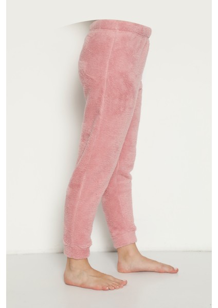 Cepsiz Lüx Pofuduk Polar Kışlık Pijama Altı Cepsizpof