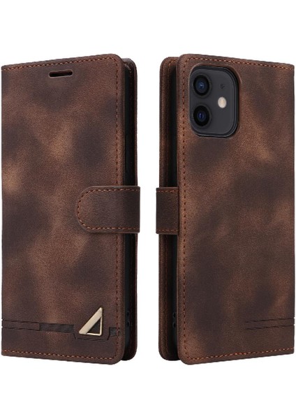 Iphone 11 Için Flip Case Cüzdan Darbeye Basit Iş Deri Kılıf (Yurt Dışından)