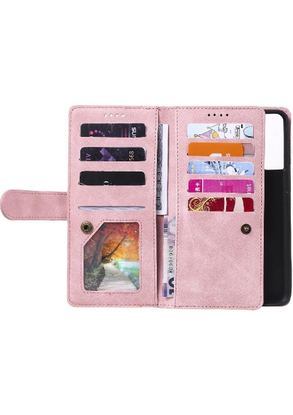Samsung Galaxy S21 Artı Kickstand Cüzdan Kordon 9 Kart Pu Için Flip Case (Yurt Dışından) indirimleri