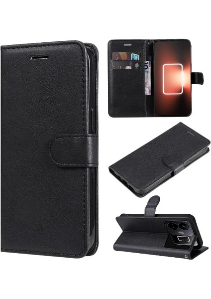 Realme Gt Neo 5 5g Için Flip Case Iş Cüzdan Telefon Kılıfı Klasik Katı (Yurt Dışından)