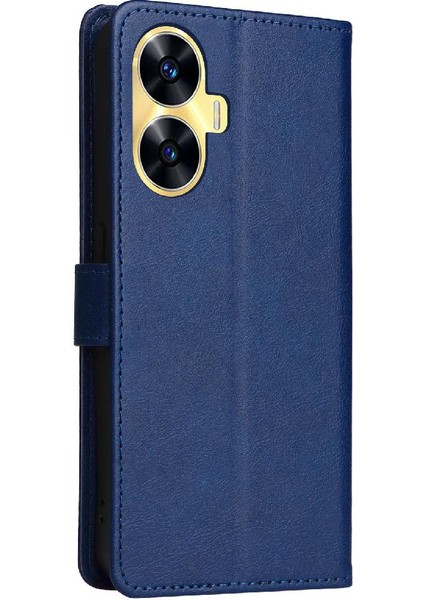 Realme C55 4g Yüksek Kalite Deri Klasik Düz Renk Için Flip Case (Yurt Dışından) fırsatları