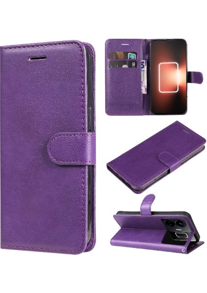 Realme Gt Neo 5 5g Için Flip Case Iş Cüzdan Telefon Kılıfı Klasik Katı (Yurt Dışından)