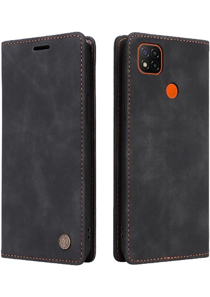 Xiaomi Redmi 9c Için Flip Case Basit Iş Kılıf Darbeye (Yurt Dışından)