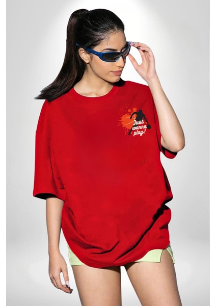 Dwyane Wade Miami Basketbol Kırmızı Oversize Kadın Erkek Ön ve Sırt Baskılı T-Shirt modelleri