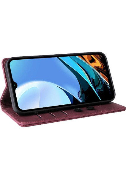 Xiaomi Redmi 9t Darbeye Basit Iş Deri Kılıf Için Flip Case (Yurt Dışından) fırsatları