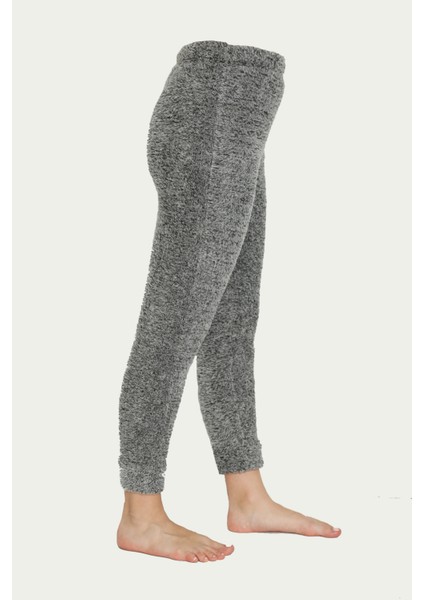 Cepsiz Lüx Pofuduk Polar Kışlık Pijama Altı Cepsizpof