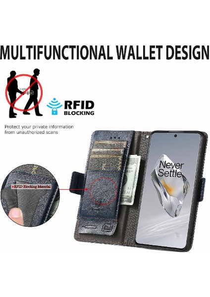 Oneplus 12 Çok Renkli Iş Çoklu Kart Yuvası Cüzdan Için Flip Case (Yurt Dışından) fırsatları