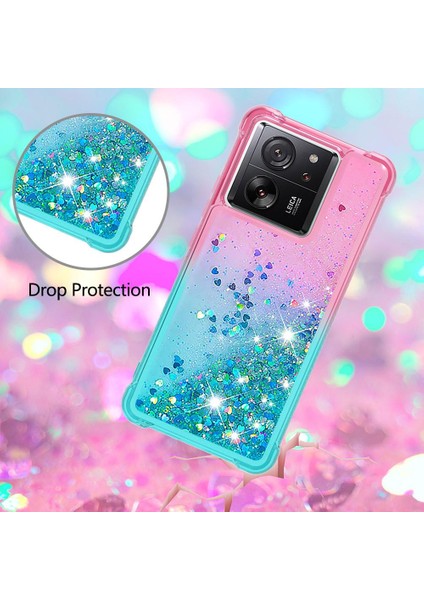 Xiaomi Redmi Için Kılıf K60 Ultra Akan Sparkle Hareketli Kapak Temizle Tampon (Yurt Dışından) modelleri