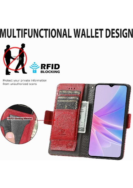 Oppo Oppo 11F 5g Çok Renkli Ekleme Cüzdan Çoklu Kart Yuvası Için Flip Case (Yurt Dışından) indirimleri
