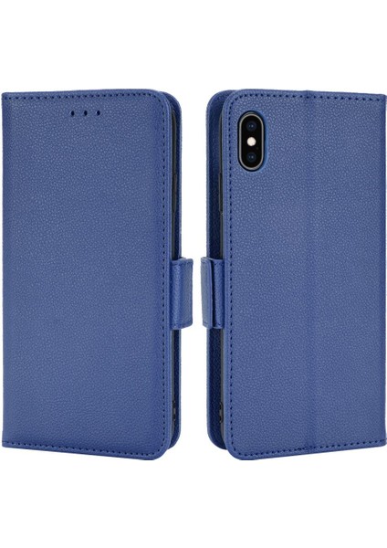 Iphone X/xs Kart Yuvaları Tutucu Pu Deri Yan Toka Cüzdan (Yurt Dışından)