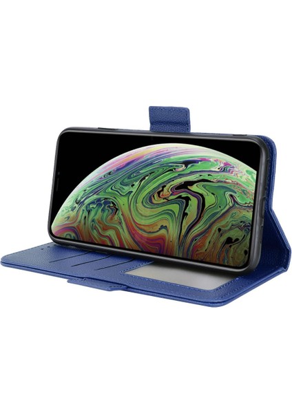 Iphone X/xs Kart Yuvaları Tutucu Pu Deri Yan Toka Cüzdan (Yurt Dışından)