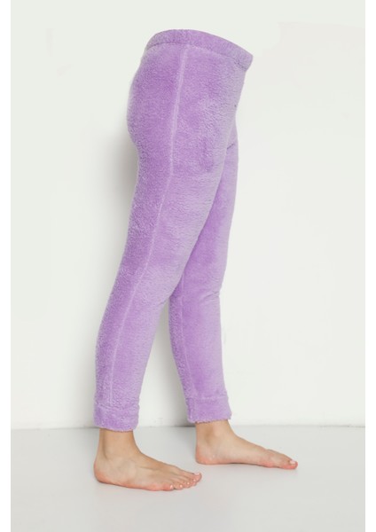 Cepsiz Lüx Pofuduk Polar Kışlık Pijama Altı Cepsizpof