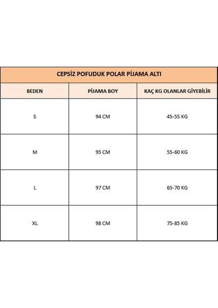 Cepsiz Lüx Pofuduk Polar Kışlık Pijama Altı Cepsizpof modelleri