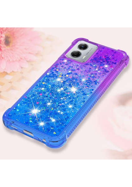 Motorola Moto G 5g Için Kılıf 2023 Sıvı Glitter Komik Bling Parlak Kristal (Yurt Dışından)