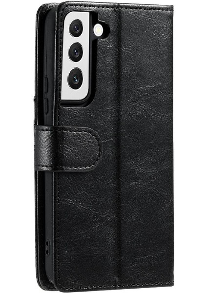 Samsung Galaxy S22 Artı Pu Deri Cüzdan Kickstand 6 Kart Için Flip Case (Yurt Dışından)