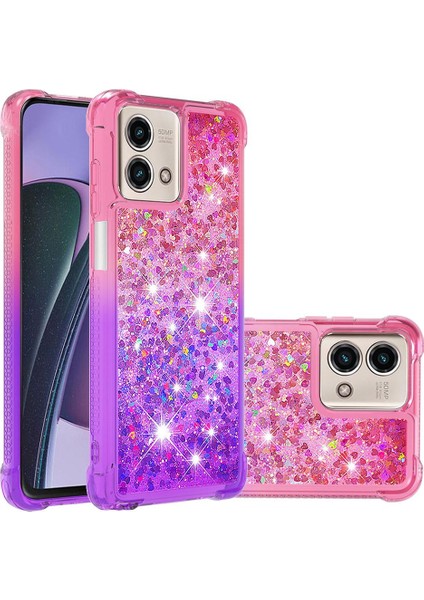 Motorola Moto G Stylus 5g 2023 Akan Sparkle Hareketli Kapak Temizle (Yurt Dışından)