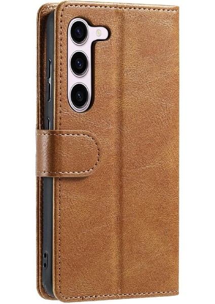 Samsung Galaxy S23 Kickstand Cüzdan Pu Deri 6 Kart Yuvaları Için Flip Case (Yurt Dışından) indirimleri