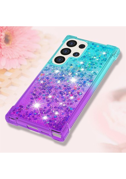 Samsung Galaxy S24 Ultra 5g Akan Sparkle Hareketli Kapak Temizle (Yurt Dışından)