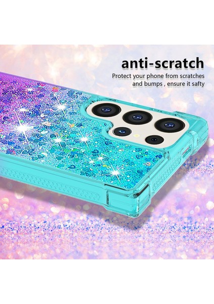 Samsung Galaxy S24 Ultra 5g Akan Sparkle Hareketli Kapak Temizle (Yurt Dışından)
